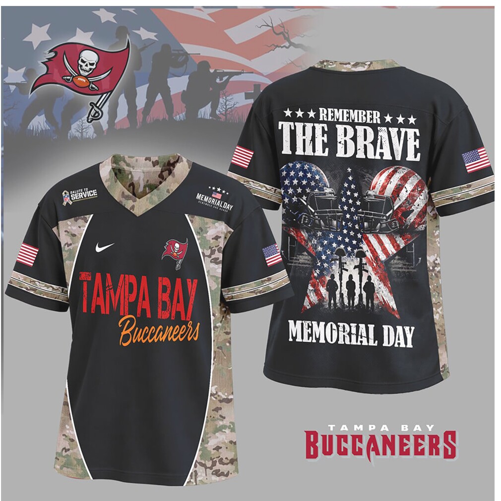 Tampa Bay Buccaneers Memorial Day Remember The Brave Camo Military NFL Jersey Tampa Bay Buccaneers Memorial Day Remember The Brave Camo Military NFL Jersey