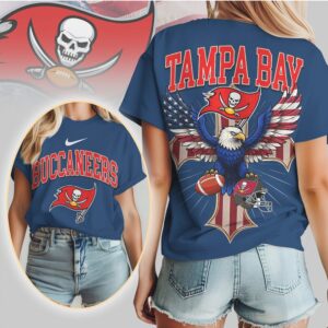 Tampa Bay Buccaneers Patriotic Eagle Flag Football NFL Football T Shirt Tampa Bay Buccaneers Patriotic Eagle Flag Football NFL Football T Shirt