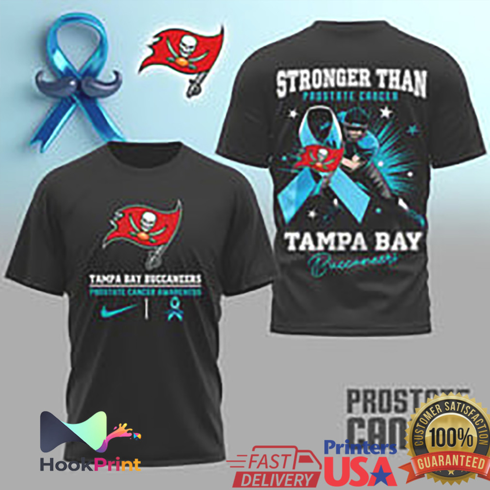 Tampa Bay Buccaneers Stronger Than Prostate Cancer Awareness T Shirt Tampa Bay Buccaneers Stronger Than Prostate Cancer Awareness T Shirt