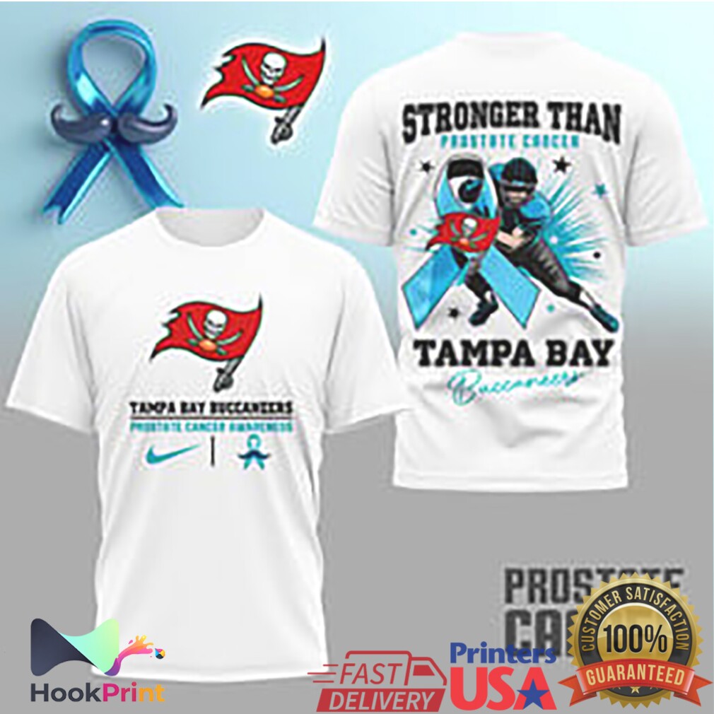 Tampa Bay Buccaneers Stronger Than Prostate Cancer Awareness T Shirt Tampa Bay Buccaneers Stronger Than Prostate Cancer Awareness T Shirt