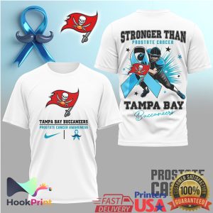 Tampa Bay Buccaneers Stronger Than Prostate Cancer Awareness T Shirt