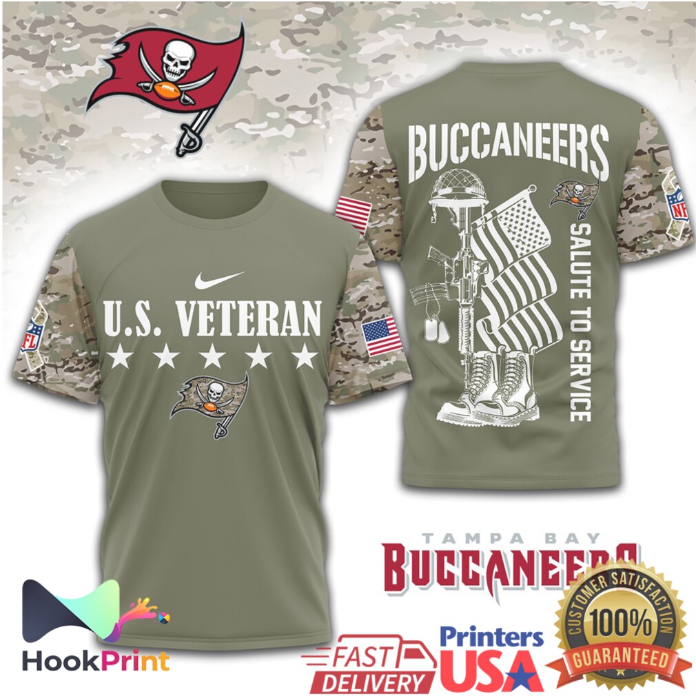 Tampa Bay Buccaneers U.S. Veteran Salute To Service Camo Shirt Tampa Bay Buccaneers U.S. Veteran Salute To Service Camo Shirt