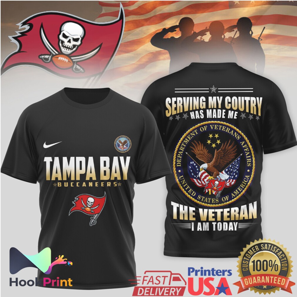 Tampa Bay Buccaneers Veteran Serving My Country Patriotic NFL T Shirt Tampa Bay Buccaneers Veteran Serving My Country Patriotic NFL T Shirt