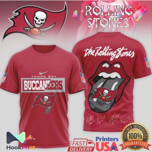 Tampa Bay Buccaneers x Rolling Stones Pirate Flag Graphic T Shirt Tampa Bay Buccaneers x Rolling Stones Pirate Flag Graphic T Shirt