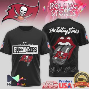 Tampa Bay Buccaneers x Rolling Stones Pirate Flag Graphic T Shirt