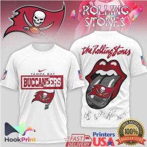 Tampa Bay Buccaneers x Rolling Stones Pirate Flag Graphic T Shirt