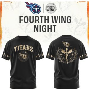 Tennessee Titans Fourth Wing Night Dragon Wing Football T Shirt Tennessee Titans Fourth Wing Night Dragon Wing Football T Shirt