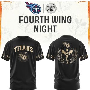 Tennessee Titans Fourth Wing Night Dragon Wing Football T Shirt