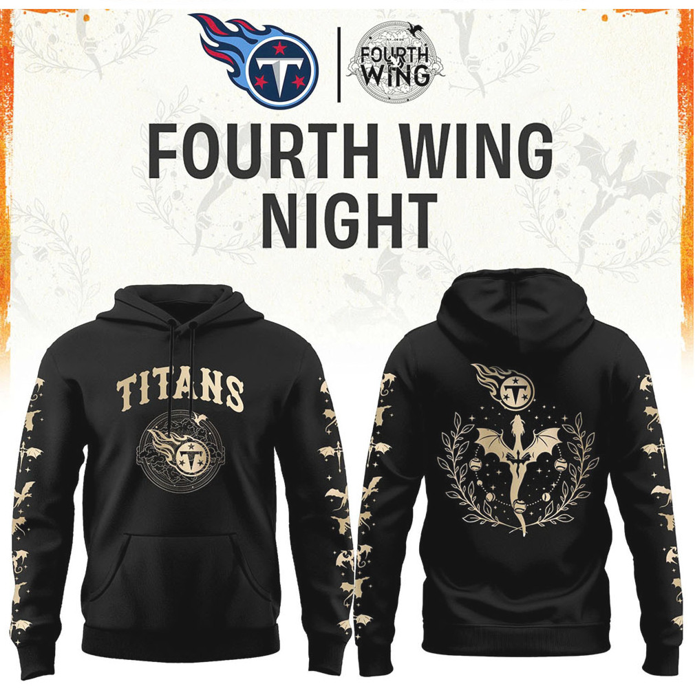 Tennessee Titans Fourth Wing Night Dragon Wing Football T Shirt Tennessee Titans Fourth Wing Night Dragon Wing Football T Shirt