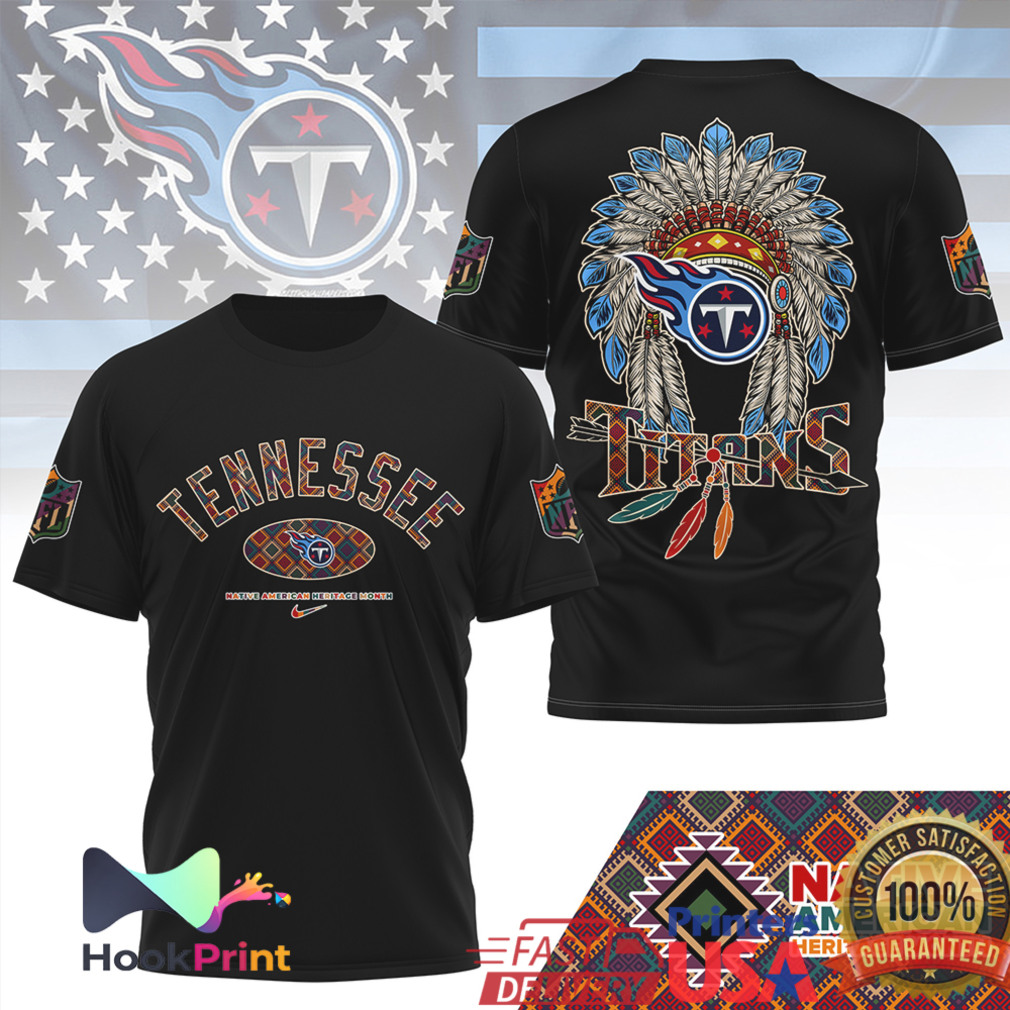Tennessee Titans Native American Heritage Month Headdress T Shirt Tennessee Titans Native American Heritage Month Headdress T Shirt