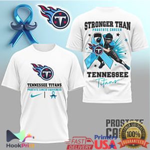 Tennessee Titans Prostate Cancer Awareness Stronger Than T Shirt