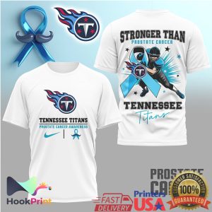 Tennessee Titans Prostate Cancer Awareness Stronger Than T Shirt