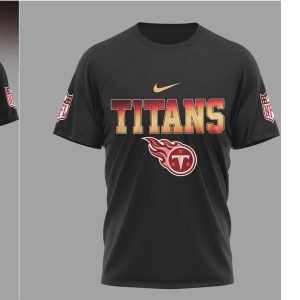 Tennessee Titans x Slayer Heavy Metal Sports NFL T Shirt