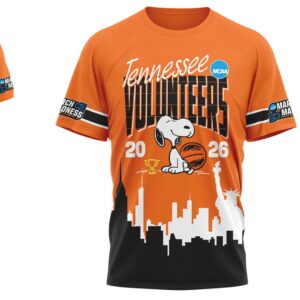 Tennessee Volunteers Snoopy March Madness 2026 Let The Madness Begin Shirt Tennessee Volunteers Snoopy March Madness 2026 Let The Madness Begin Shirt