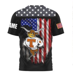 Texas Longhorns Custom Name We The People American Flag Mascot T Shirt Texas Longhorns Custom Name We The People American Flag Mascot T Shirt