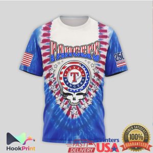 Texas Rangers Steal Your Base Grateful Dead Patriotic 250th Anniversary Shirt