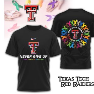 Texas Tech Red Raiders Cancer Awareness Whatever Color Cancer Sucks Support T Shirt