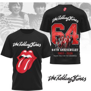The Rolling Stones 64th Anniversary 1962 2026 Thank You For The Memories T Shirt