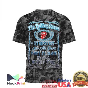 The Rolling Stones Blue Horse Sympathy For The Devil All Over Print Shirt