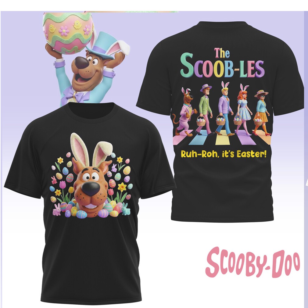 The Scoob les Abbey Road Parody Scooby Doo Easter Bunny T Shirt The Scoob les Abbey Road Parody Scooby Doo Easter Bunny T Shirt