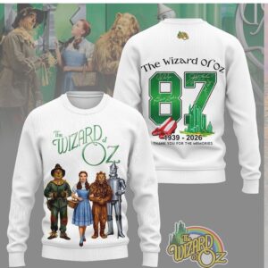 The Wizard of Oz 87th Anniversary (1939 2026) Character Signature Memorial T Shirt
