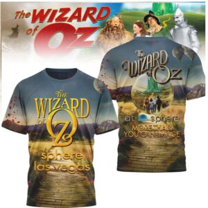 The Wizard of Oz at The Sphere Las Vegas Yellow Brick Road Commemorative T Shirt The Wizard of Oz at The Sphere Las Vegas Yellow Brick Road Commemorative T Shirt