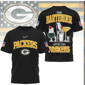 This Bartender Loves The Green Bay Packers NFL Sports Bar T Shirt