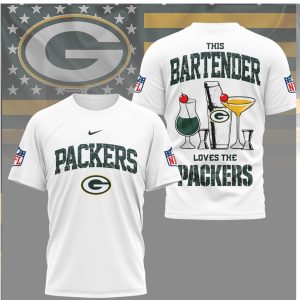 This Bartender Loves The Green Bay Packers NFL Sports Bar T Shirt