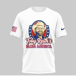 Toby Keith Bless America 250 Years of Freedom Memorial Tribute T Shirt