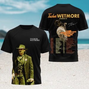 Tucker Wetmore The Brunette World Tour 2024 Cowboy T Shirt