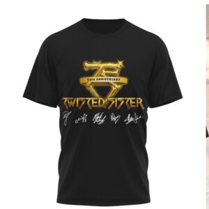 Twisted Sister 50th Anniversary You Cant Stop Rock N Roll Tribute T Shirt