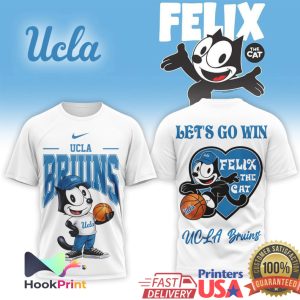 UCLA Bruins x Felix The Cat Basketball Let’s Go Win T Shirt UCLA Bruins x Felix The Cat Basketball Let’s Go Win T Shirt