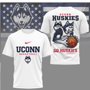UConn Huskies Basketball Mascot Graphic T Shirt