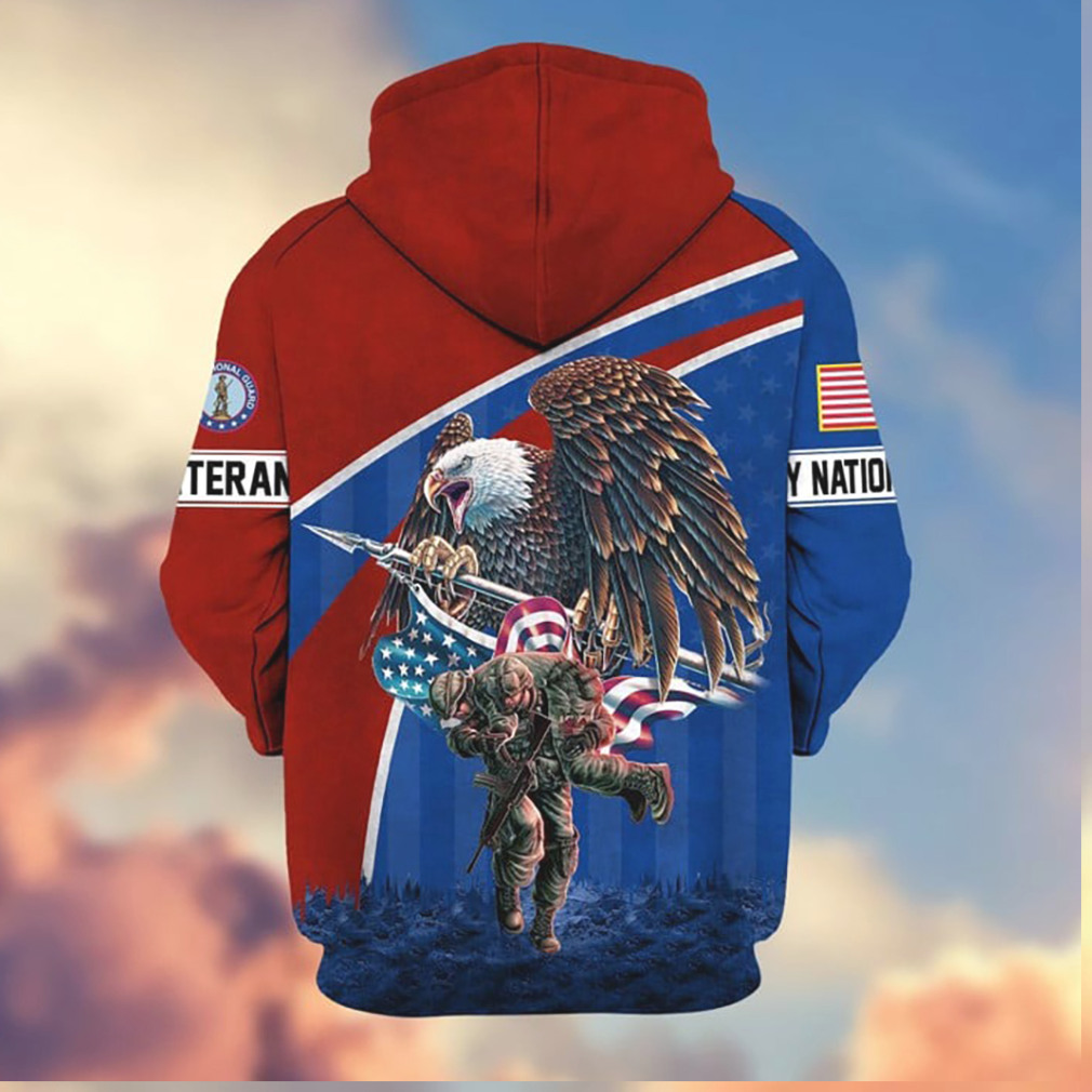 US Army National Guard Veteran Eagle Carrying Soldier 3D Hoodie US Army National Guard Veteran Eagle Carrying Soldier 3D Hoodie