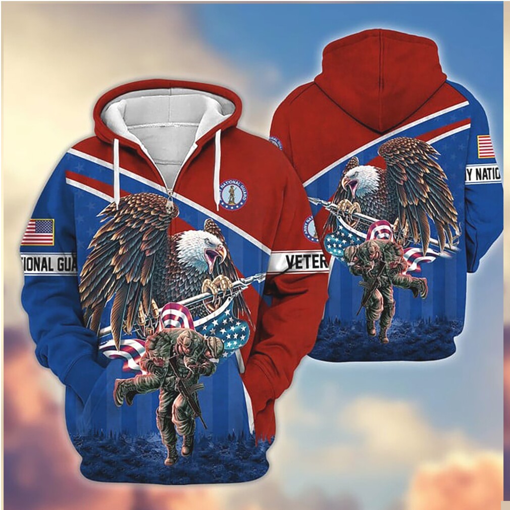 US Army National Guard Veteran Eagle Carrying Soldier 3D Hoodie US Army National Guard Veteran Eagle Carrying Soldier 3D Hoodie