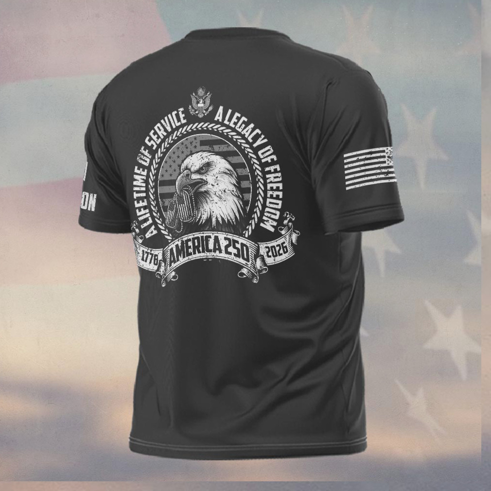 US Army Retired Bald Eagle America 250 Anniversary Shirt US Army Retired Bald Eagle America 250 Anniversary Shirt