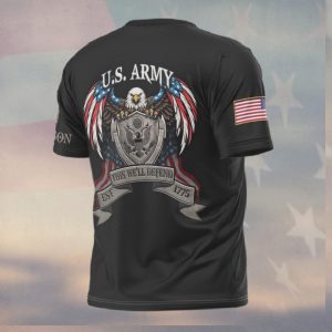 US Army This We'll Defend Screaming Eagle Patriotic Veteran Shirt
