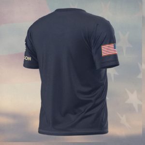 US Navy 250 Years of Freedom Naval Fleet Compass Gold T Shirt