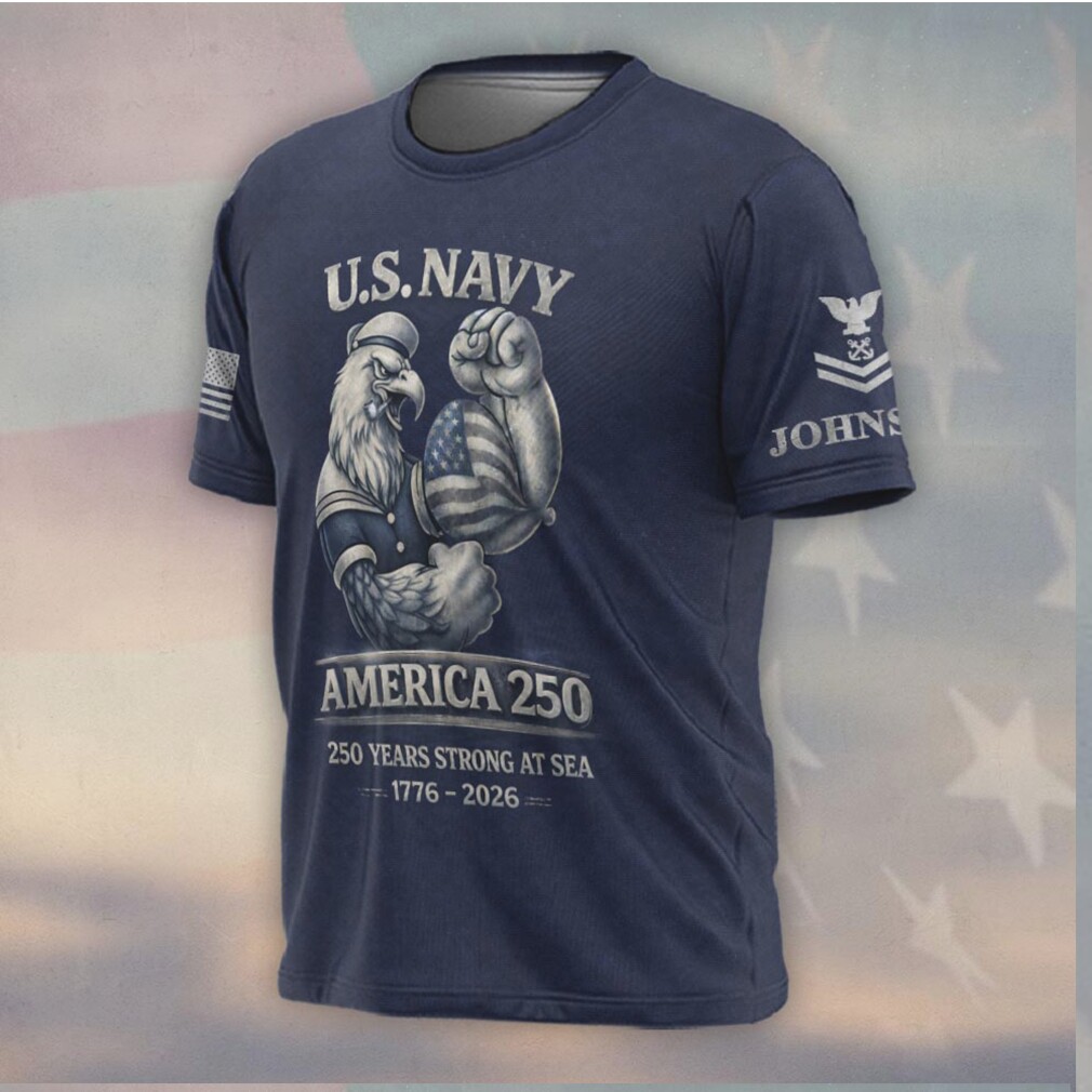 US Navy America 250 Years Strong At Sea Patriotic Eagle T Shirt US Navy America 250 Years Strong At Sea Patriotic Eagle T Shirt