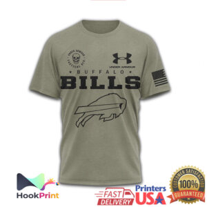 Under Armour Tactical DVSN Buffalo Bills Military Olive Shirt Under Armour Tactical DVSN Buffalo Bills Military Olive Shirt