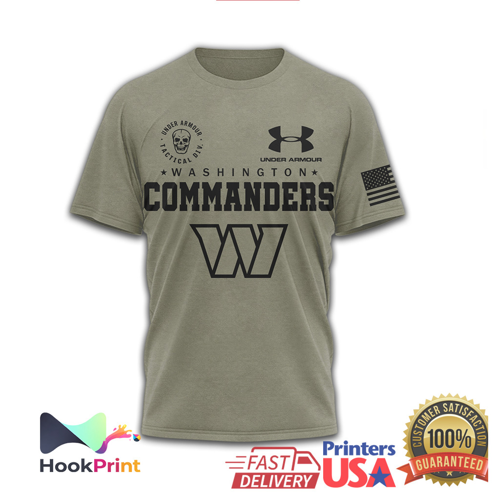 Under Armour Tactical Washington Commanders Mission Made Military Shirt Under Armour Tactical Washington Commanders Mission Made Military Shirt