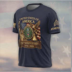 United States Army 250th Anniversary 1776 2026 Liberty Bell Shirt
