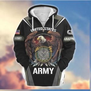 United States Army Eagle Crest Military Pride 3D All Over Print Shirt