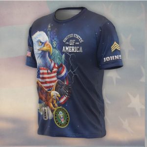 United States of America 250 Years Celebration Eagle Statue of Liberty Shirt