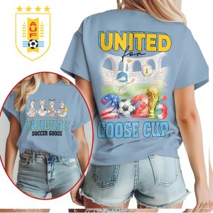 Uruguay Soccer Goose United for 2026 Goose Cup Fan Jersey Style T Shirt Uruguay Soccer Goose United for 2026 Goose Cup Fan Jersey Style T Shirt