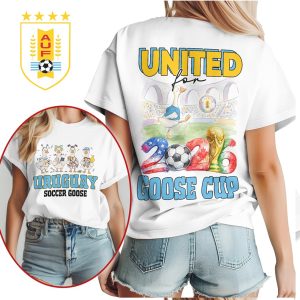 Uruguay Soccer Goose United for 2026 Goose Cup Fan Jersey Style T Shirt