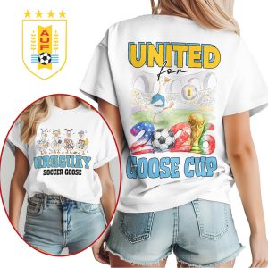Uruguay Soccer Goose United for 2026 Goose Cup Football T Shirt