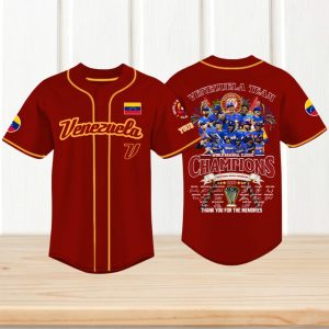 Venezuela World Baseball Classic 2026 Champions Commemorative T Shirt