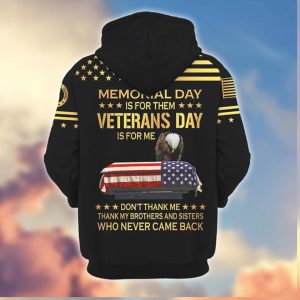 Veteran Memorial Day Fallen Soldier Tribute Gold Black 3D Zip Hoodie Veteran Memorial Day Fallen Soldier Tribute Gold Black 3D Zip Hoodie
