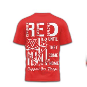 Virginia Cavaliers R.E.D. Military Appreciation Remember Everyone Deployed Shirt